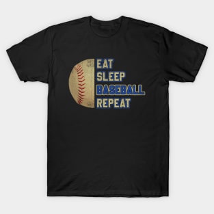 Eat Sleep Baseball Repeat T-Shirt